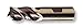 End Mill, Cobalt, 7/16, 4 FL, SGL Sq End, CC