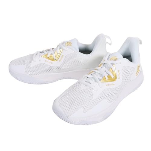 [Under Armour] CURRY HOVR SPLASH 3 AP White White Metallic Gold 26.5