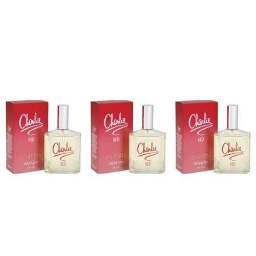Charlie Eau Fraiche Red Eau de Toilette 100ml Pack of 3