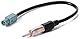 Sound-way 1 DIN Autoradio Radioblende RadioRahmen, ISO-Verbindungskabel, Antennenadapter, kompatibel mit Mini Cooper