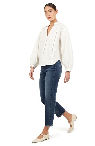 Image of Joie Women's Toga Long Sleeve Blouse - Collared Puffed Sleeve Shirt Blouse for Women