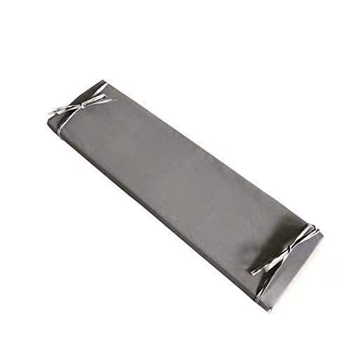 Outdoor Garden All Weather Bench Cushion with Ties, Non-Slip Waterproof Soft Cushion for Patio Furniture Seat, Swing, Wicker, Picnic, Garden Bench, 2 Inch Thick