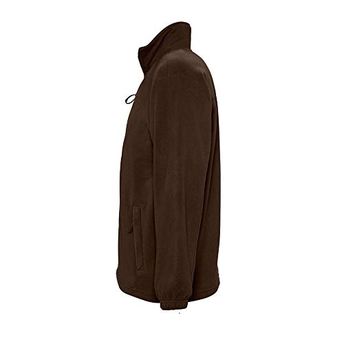 Forro polar Hombre SOLS North tacto suave y alta densidad térmica azul 4