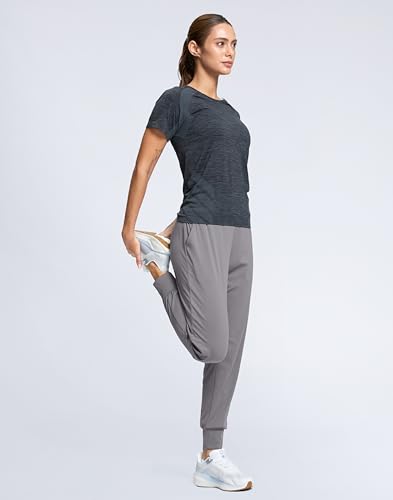 Image of SANTINY Women's Joggers Pants with Pockets Lightweight High Waisted Athletic Gym Workout Pants for Women Yoga Travel
