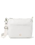 Fodera: Pelle Mandarina Duck Mellow Leather, Crossover Donna, Optical White, Taglia Unica