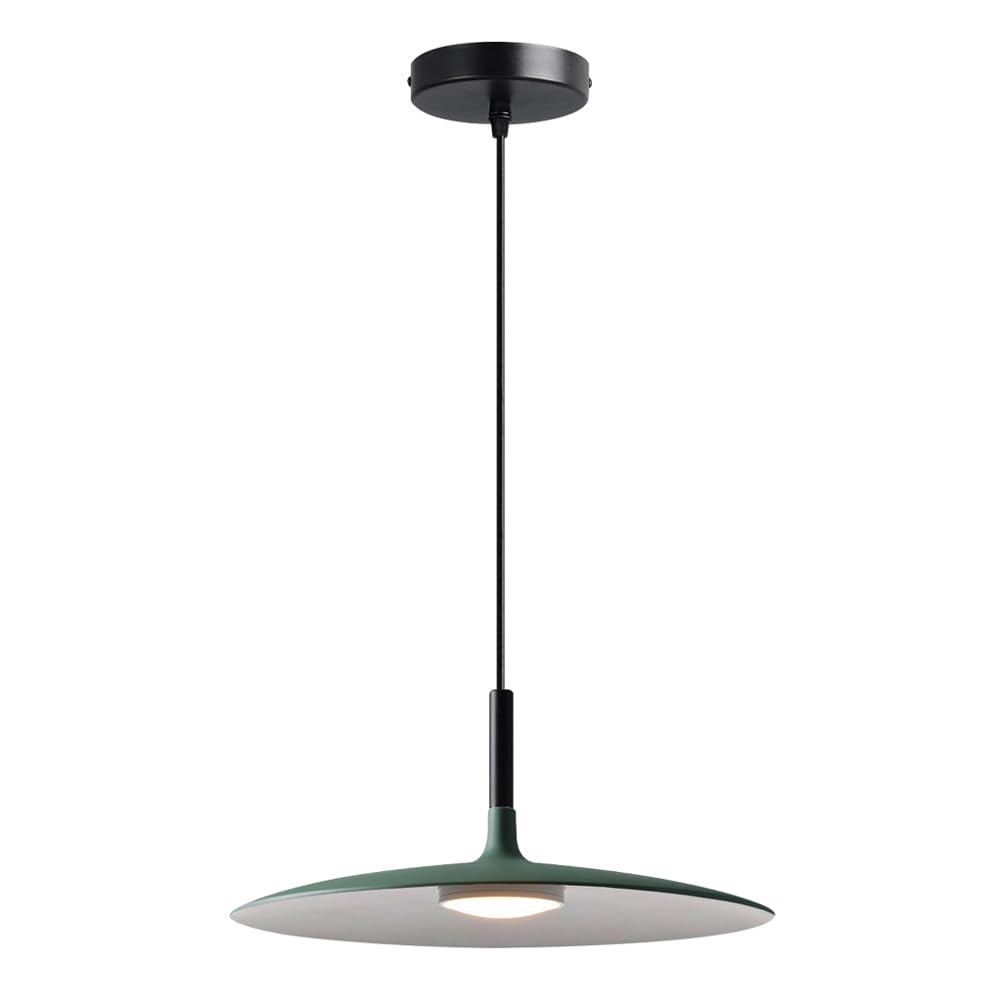 ZGDHWCR Height Adjustable Pendant Lamp, Modern Minimalist Style Hanging Light, LED Light Source Metal Chandelier, Restaurant Corridor Kitchen Island Decoration Light Fixtures