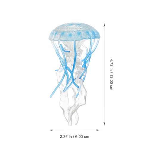 jojofuny Jellyfish Modell Spielzeug Für Aquarien Simuliertes Marines Tiermodell Leuchtende Quallen-deko Für Junge Mädchen Edukatives Spielzeug Für Jungen Und Mädchen Für Fisch Tank