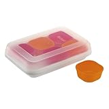 リッチェル 調理用品 わけわけフリージング カップ25 1カップ容量/25ml カップ6コ入 ピンク&オレンジ 離乳食初期(5・6カ月)