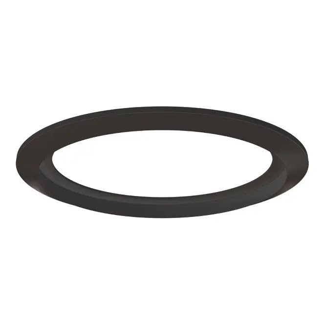 Collerette noire theronda Flat pour pull col rond trop simple