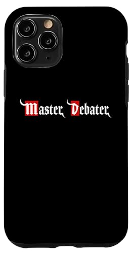 Funny Debate Club Apparel Master Debater Coque pour iPhone 11 Pro