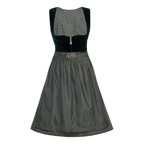 Dirndl Damen Midi Dirndlkleid...