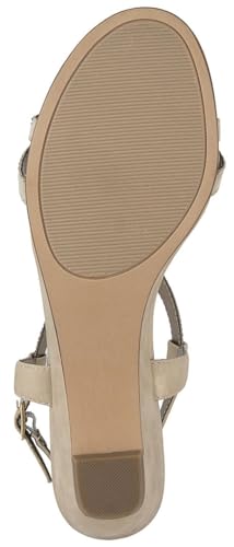 Image of LONDON FOG Womens Macey Demi-Wedge Dress Sandals