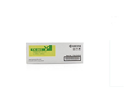 Cartouche de toner jaune TK865Y Kyocera d'origine pour système TASKalfa
