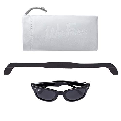 Weefarers Children's Sunglasses - Non-Polarized (Ages 0-1Y, Black) #TOP3
