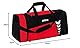 Erima Unisex Six Wings geräumige Sporttasche (7232303), rot/schwarz, M