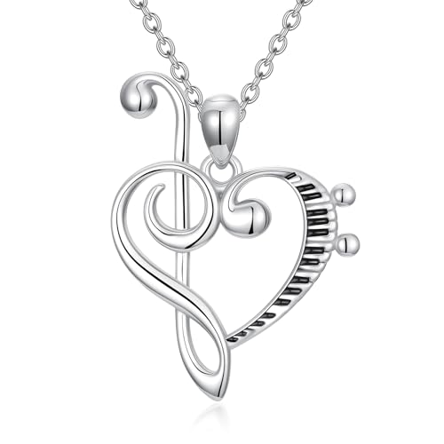 LEECCl Women's Necklace 925 Sterling Silver Tree of Life/Infinity/Sports/Mustard Seed Mountain/Music/Four Leaf Clover/Surfboard/Horse Bit Pendant Jewelry Gift for Women Mom