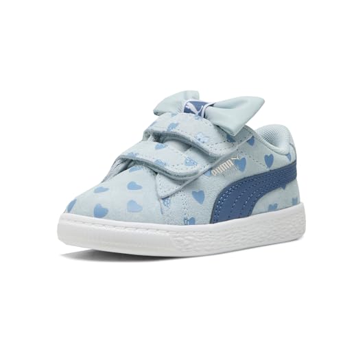 PUMA Toddler Girls Suede Classic Lf Re-Bow V Slip On Sneakers Shoes Casual - Blue2