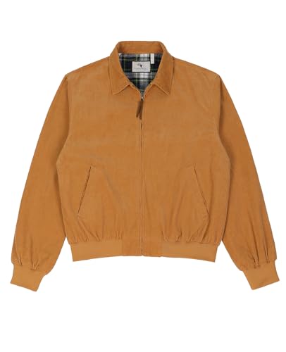 Image of ZENTHACE Men's Corduroy Jacket with Full Flannel Lined,Zip Up Casual Vintage Outerwear Coat,100% Cotton