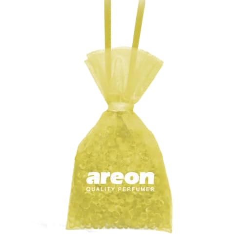 Image of AREON Pearls Vanilla Hanging Air Freshener, Quality Perfume Pack of 1 | Long Lasting Fragrance - Premium Quality Perfume - Eliminates Unpleasant Odors - Ideal for Car - Home - Office - Wardrobe