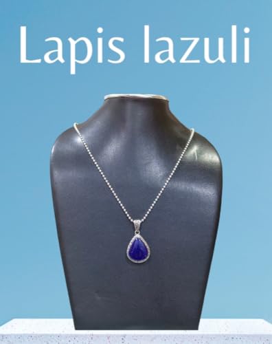 Pendentif Lapis-Lazuli Argent 925, cadeau bijoux faits main unique