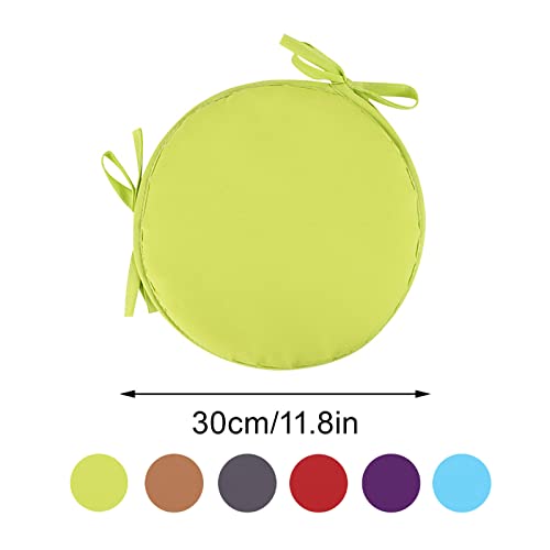 Tunkence Round Chair Pads Seat Cushion  For Car Seat Round Garden Chair Pads Seat Cushion With Ties And Non Slip Backing For Outdoor Bistros Stool Patio Dining Room 12 Inch #TOP2