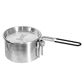 DOD(ディーオーディー) シェラケトル ウサシェラにピッタリ収まる 広口 収納 ステンレス コンパクト スタッキング ソロキャンプ SK1-067-SL