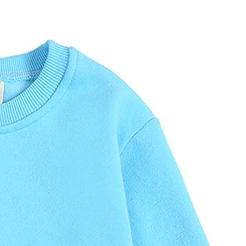 Toddler Girls Boys Cute Sweatshirts Cotton Soft Long Sleeve Pullover Kids Casual School Outfits Crewneck Tracksuits3