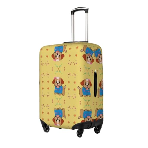 Luggage Suitcase Cover Protector, Printed Adorable cartoon dog Luggage Covers for Suitcase, Baggage Covers Fits 18-32 Inch Luggage2