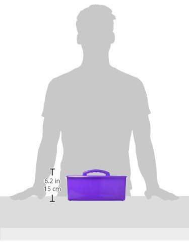 Image of Storex Industries Storex Large Caddy, Purple