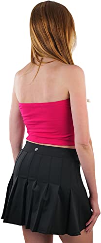Image of ToBeInStyle Women's Cotton-Spandex Blend Stretchy Tube Top