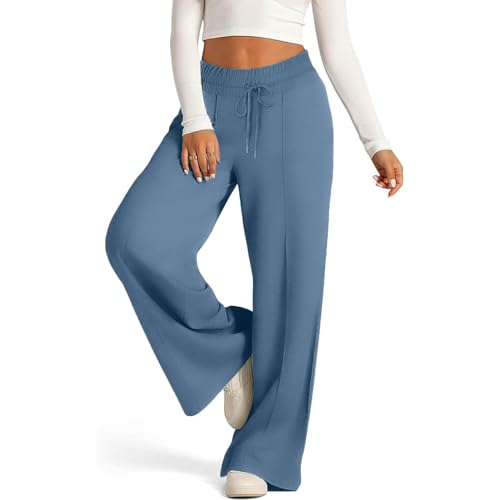 Wide Leg Sweatpants Women High Waisted Baggy Joggers Loose Fit Athletic Sweatpants Soft Lightweight Joggers 2025