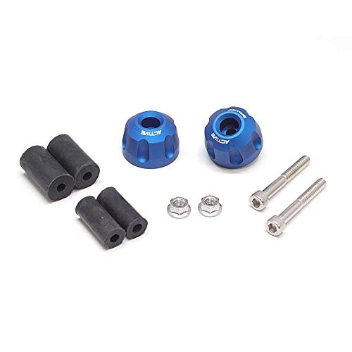 アクティブ(ACTIVE) アルミバーエンド リボルバー マットブルー φ33-L22.5 60800231M