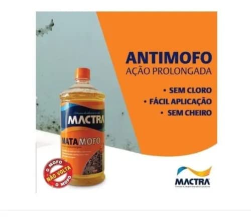 Mata Mofo Mactra 900 ML - Ação Prolongada Mofo Não Volta Anti Mofo e Bolor (Nova embalagem - Teto de