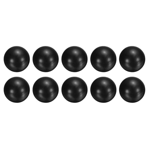 QUARKZMAN 10 STK PP Kunststoff Lagerkugeln 25mm Solide Plastikkugeln G2 Präzision Polypropylen Mini Kugeln Schwarz