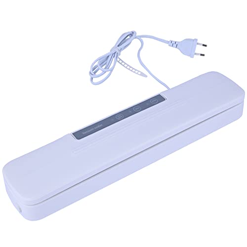Image of Oriley QH-66-W Portable Vacuum Sealer Machine Air Sealing System Compact Design for Food Preservation with Buzzer Sound Bag cutter (White)