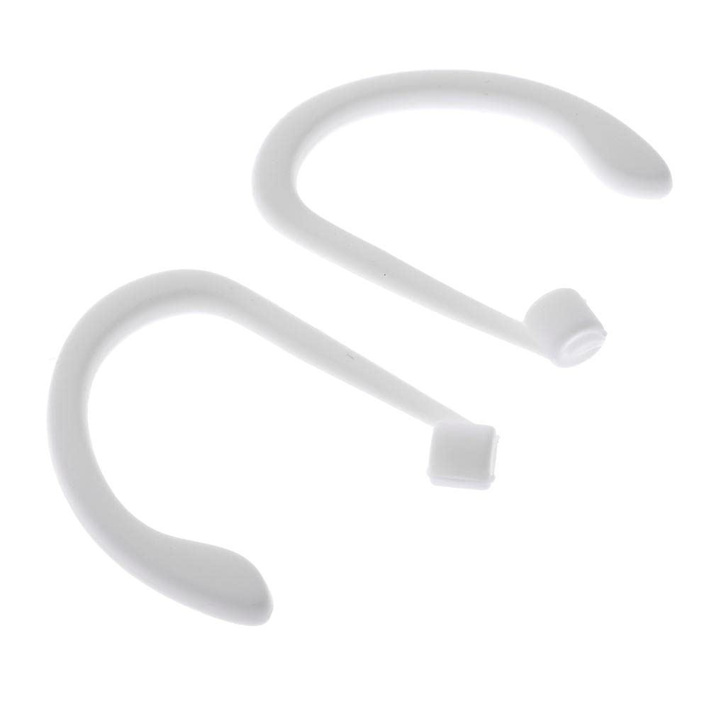 1 Pair Silicone Sports Anti-Lost Ear Hook Holder for Apple AirPods White-picture-36