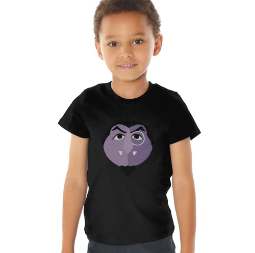 Sesame Street The Count Glower Kids T Shirt for Youth Toddler Boys and Girls