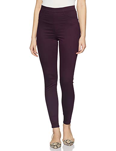 Image of Marks & Spencer Women's Skinny Fit Jeans (T57 /8604 Plum 6XL (24))