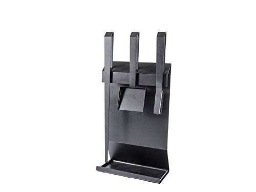 TermaTech Kaminbesteck"Edge Stand" Stahl schwarz beschichtet 3-teilig 90-188 Cover