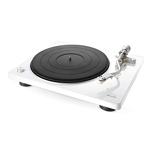 Denon DP400 Record Player, Modern Turntable for 33-1/3, 45 and 78 RPM Vinyl Records, Stereo RCA...