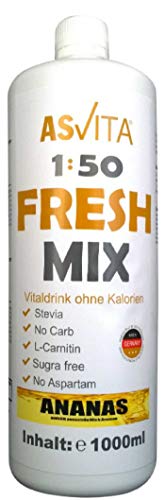 Fresh Mix 50 Vital Drink, Ananas, 1L Flasche