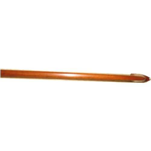 Full-Size 4/4 Silver Winding Violin Bow, Fluer-De-Lys Inlay, Golden Mount, Well-Balanced #TOP4
