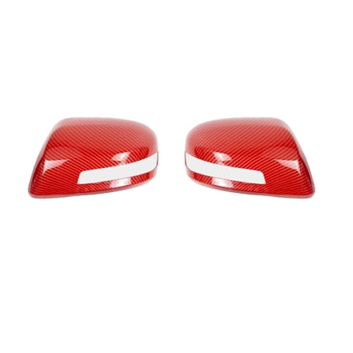 Coverture de rétroviseur de voiture rouge pour rouler en ville avec style