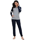♥ Cosy & Soft: Ladies Summer Pyjama Set, eine Mischung aus modernen Pyjama-Styles aus Baumwollmischungen. Der Stoff ist weich und atmungsaktiv, um als Lounge-Kleidung getragen zu werden. Wickeln Sie sich in Wärme und Gemütlichkeit. Dieser stilvolle Pyjama bietet ein weiches, einfaches und bequemes Gefühl und Gebrauch.