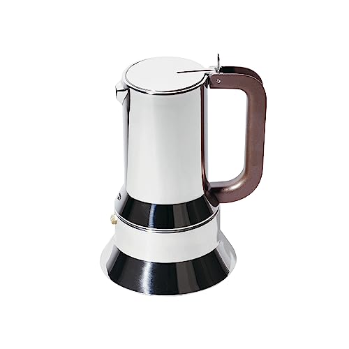 Alessi Espressokocher 9090/M Design aus Edelstahl für 10 Tassen