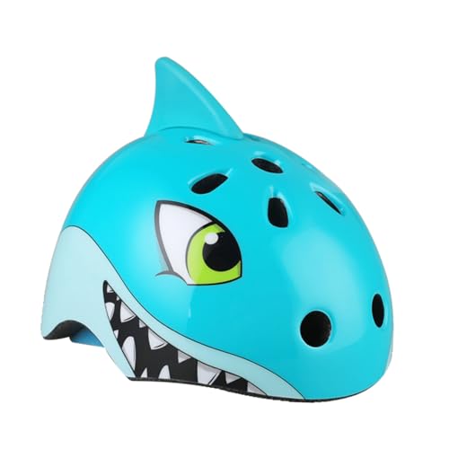 Casco de bicicleta infantil 3D 54-58 cm de plástico resistente con hebilla rápida para patinaje