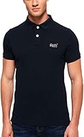 Superdry Men's Classic Pique Polo, New Eclipse Navy, Small