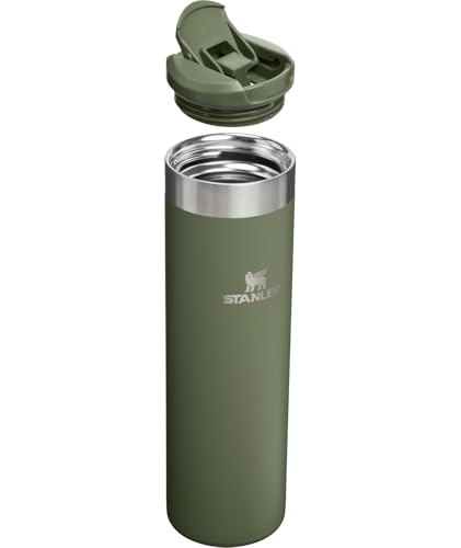 Image of Stanley AeroLight Transit Bottle 20 oz | Locking Drink Through Lid | Leak Resistant Water Bottle or Coffee Travel Mug | Lightweight Insulated Stainless Steel | BPA-Free | Dried Pine