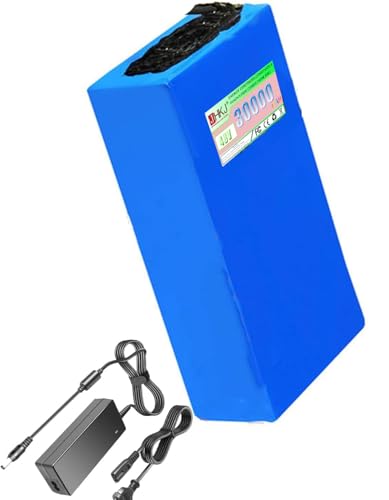 Battery 48V 50Ah 40Ah 30Ah 20Ah Lithium Battery Pack 48 Volts High Power Battery for 250W 750W 1500W 2500W Motors,48V30AH