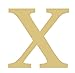 6" LETTER "CHI" GREEK FONT GREEK LETTERS "CHI" Unfinished Wood/Wooden Letter DIY Home, COLLEGE, SOROITY AND FRATERNITY Decor USA Made